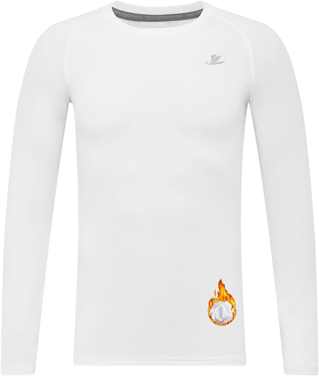 Youth Boys Compression Thermal Shirts Long Sleeve Undershirt Fleece Baselayer Mock Top