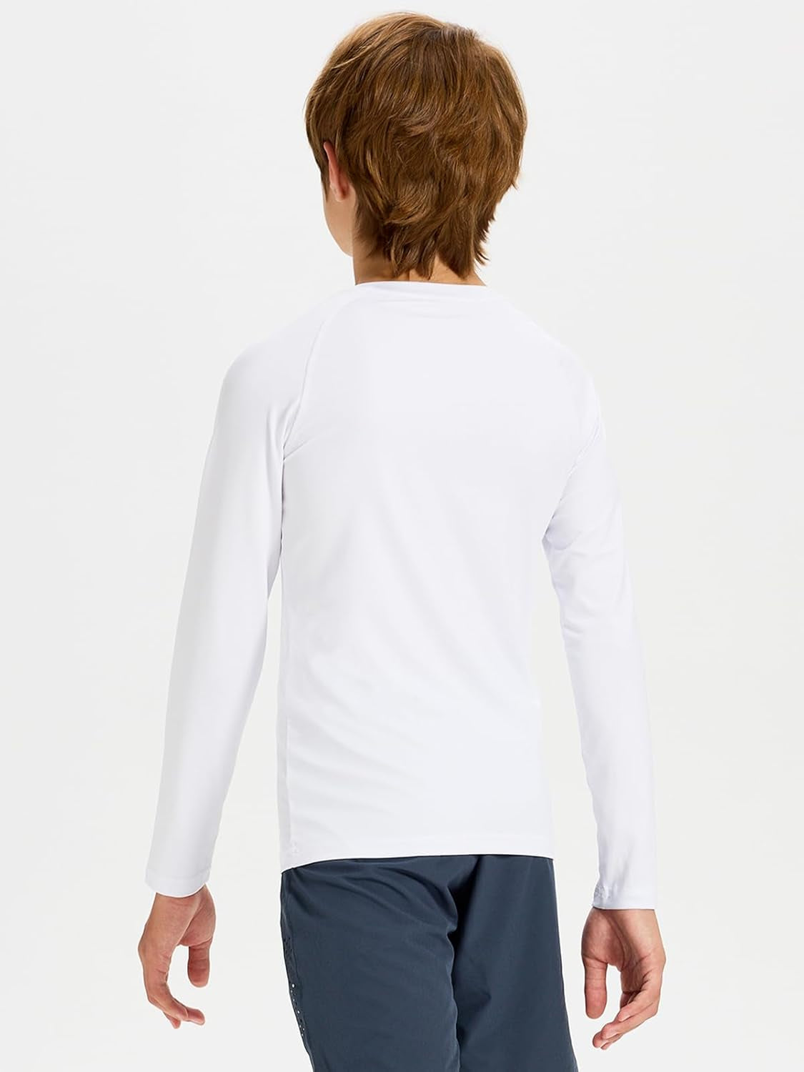 Youth Boys Compression Thermal Shirts Long Sleeve Undershirt Fleece Baselayer Mock Top