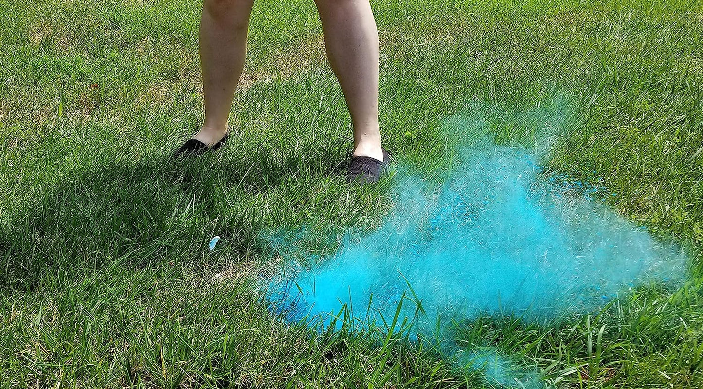 Gender Reveal Golf Ball for Baby Showers and Reveal Parties. All Natural Holi Powder. 2 Pack.