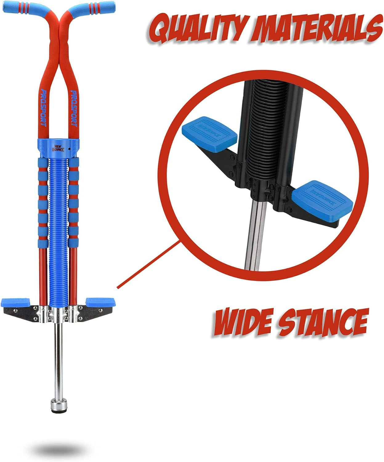 Pogo Stick for Kids - Pogo Sticks for Ages 9 and Up, 80 to 160 Lbs - Pro Sport Edition, Quality, Easy Grip, Pogostick for Hours of Wholesome Fun