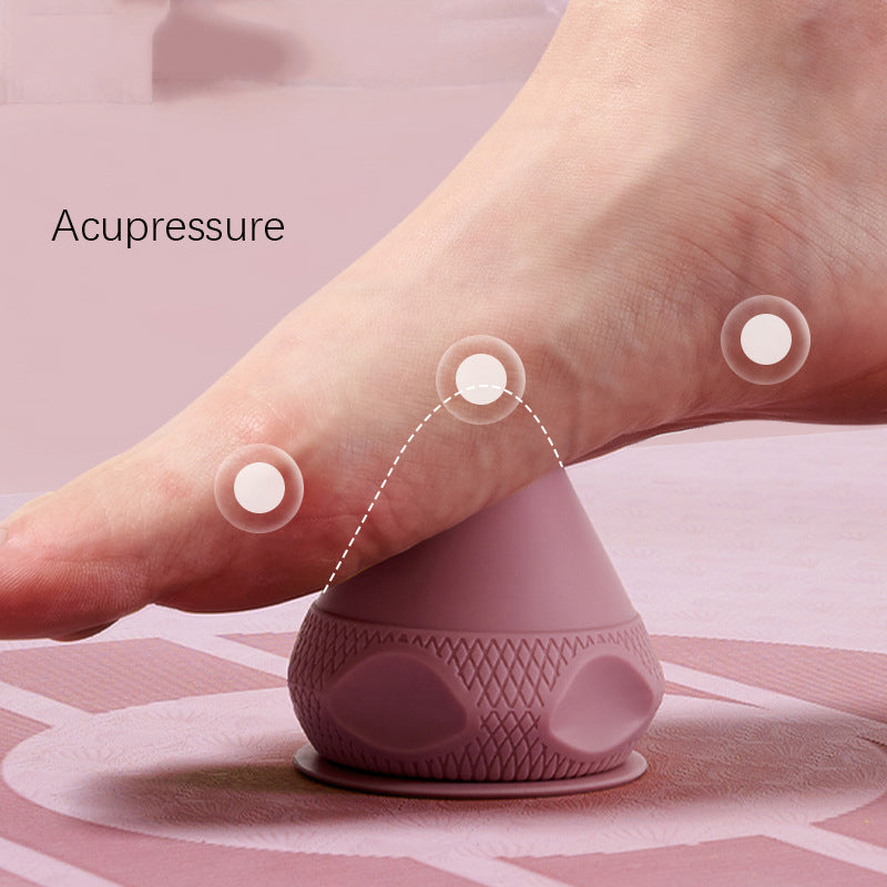 Silicone Massage Cone Solid Adsorption Ball Psoas Thoracic Spine Back Scapula Foot Yoga Muscle Releas Deep Tissue Massage Ball for Pain Relief - Multifunctional Muscle Massager for Back, Arm, and Foot