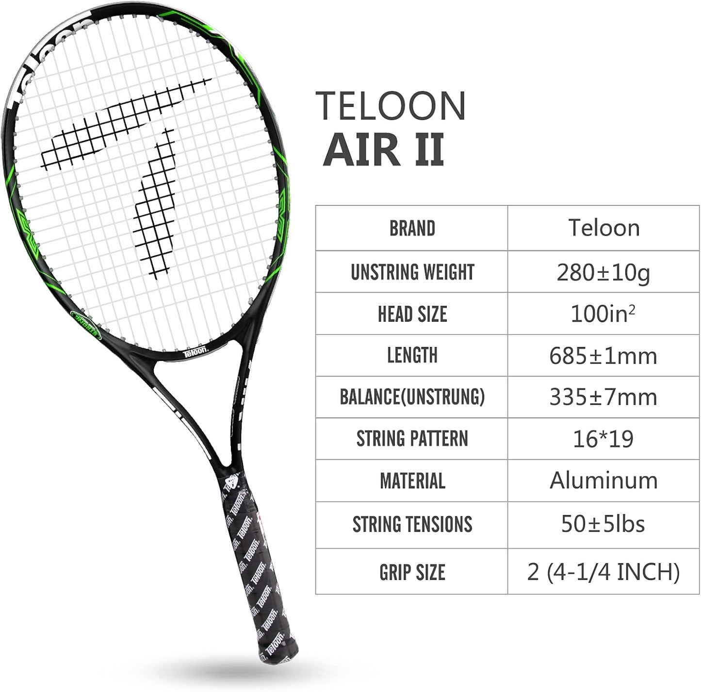 Tennis Rackets for Adults 2 Pcs Recreational -27 Inch Tennis Racquet for Men and Women College Students Beginner Tennis Racket.…