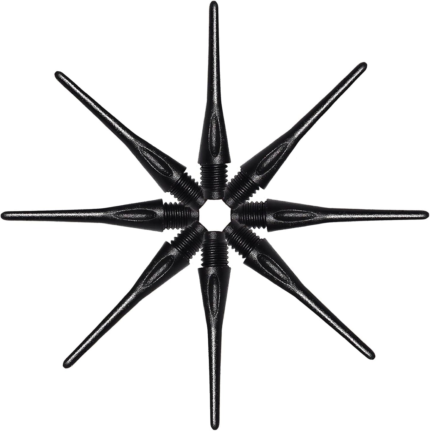 2BA Thread Soft Tip Dart Points 150/300 Pack - Plastic Dart Tips Replacement Dart Accessories Set - Black