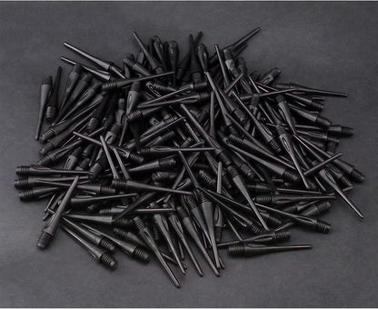 2BA Thread Soft Tip Dart Points 150/300 Pack - Plastic Dart Tips Replacement Dart Accessories Set - Black