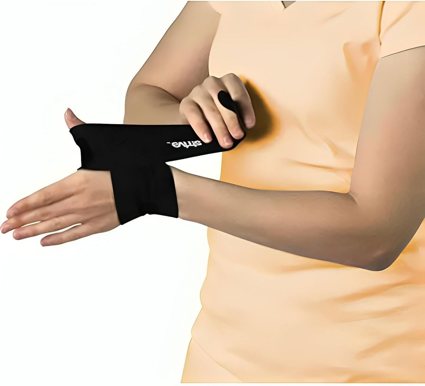Left Thumb Compression Wrap, Joint Pain Relief and Muscle Recovery for Sports and More, for Men or Women, Reusable, Made in the USA