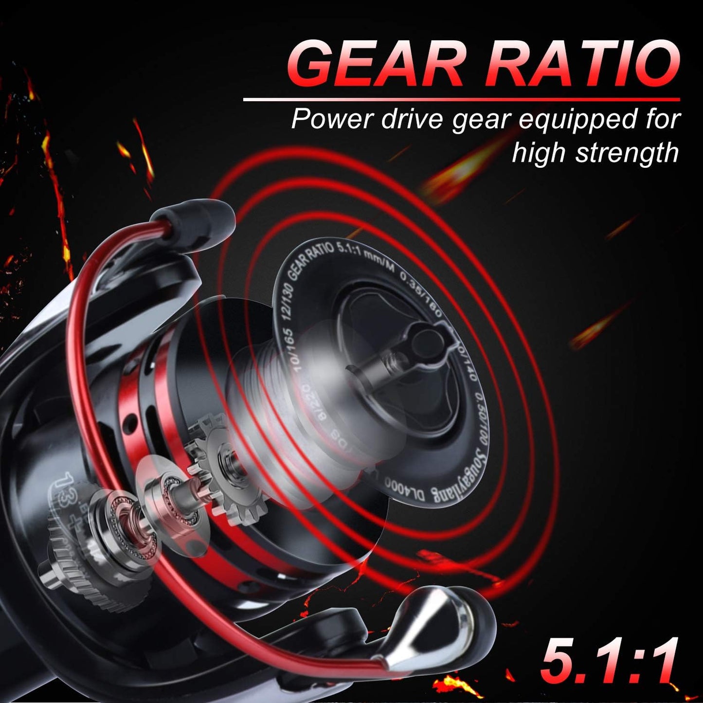 Telescopic Fishing Pole with Spinning Reel Portable Fishing Rod Reel Combos