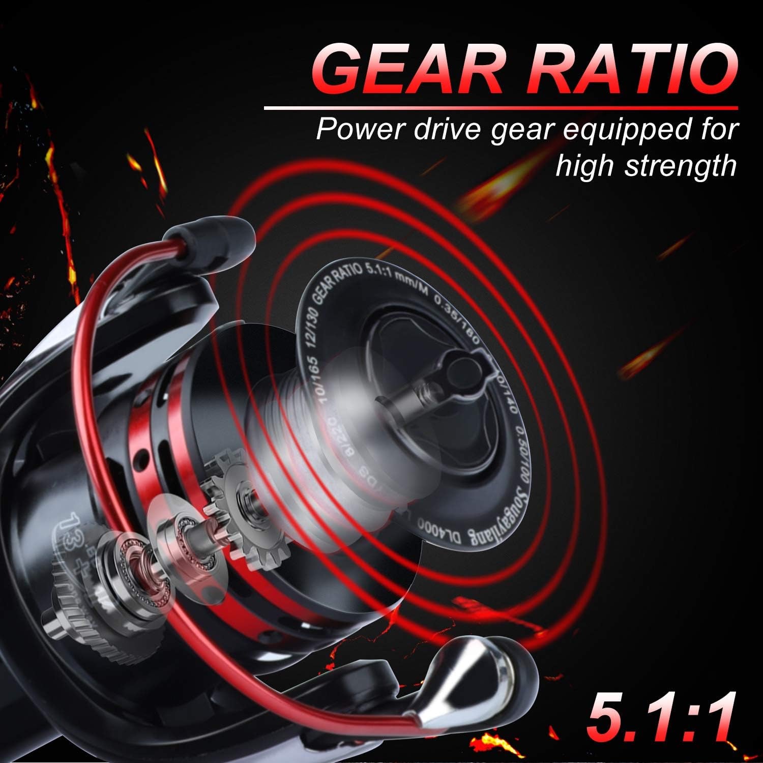 Telescopic Fishing Pole with Spinning Reel Portable Fishing Rod Reel Combos