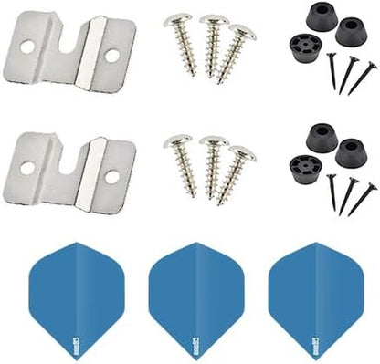 Dartboard Mounting Bracket Wall Bracket for Hanging Dartboard Stainless Steel Dart Holder Dart Display Stand Wall Bracket and Screws Hardware Kit Replacement for Mounting Dartboard
