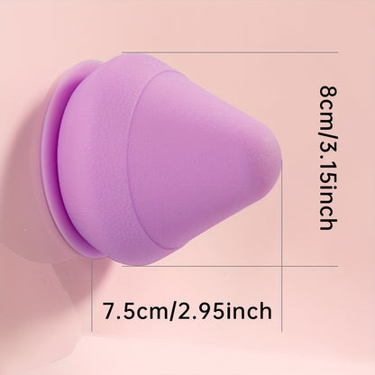 Silicone Massage Cone Solid Adsorption Ball Psoas Thoracic Spine Back Scapula Foot Yoga Muscle Releas Deep Tissue Massage Ball for Pain Relief - Multifunctional Muscle Massager for Back, Arm, and Foot