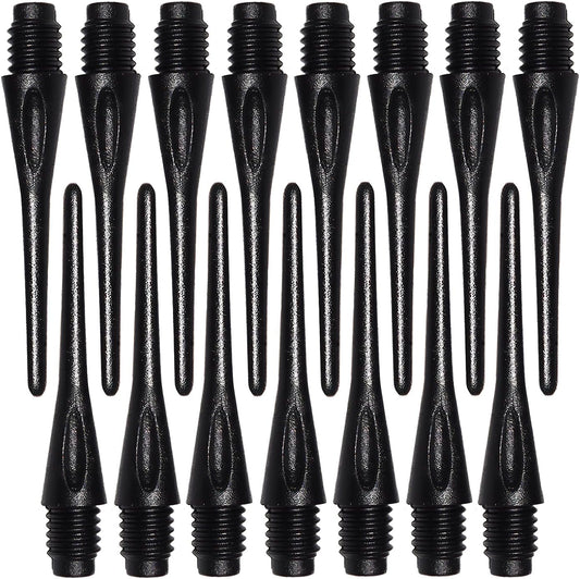 2BA Thread Soft Tip Dart Points 150/300 Pack - Plastic Dart Tips Replacement Dart Accessories Set - Black
