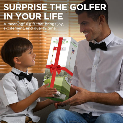 Golf Flagstick Mini, Putting Green Flag for Yard, All 3 Feet, Double-Sided Numbered Golf Flags, Golf Pin Flag Hole Cup Set, Portable 2-Section Design, Gifts Idea