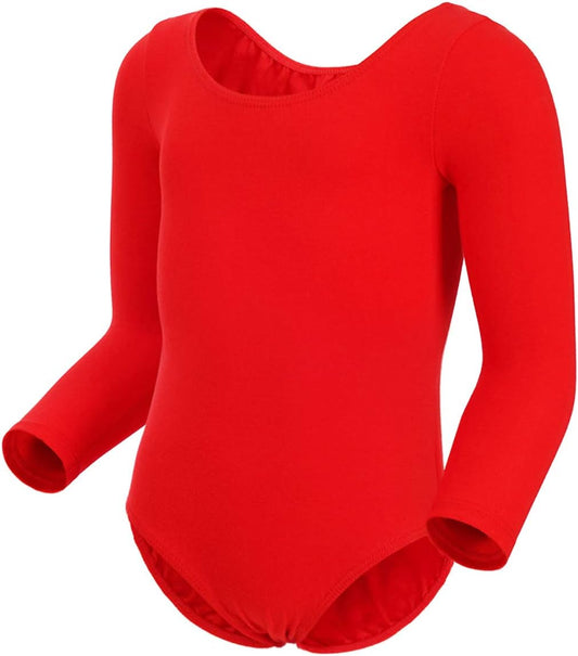Long Sleeve Toddler Gymnastics Leotards, Ballet Dance Leotard Gymnastics for Girls